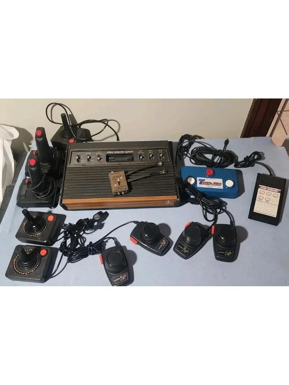 Atari 2600 System Bundle with Console, 24 Games, Joystick, Paddles, and More LOT